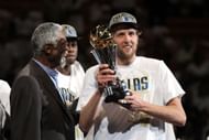 Dallas Mavericks legend Dirk Nowitzki after winning the NBA Finals & Finals MVP